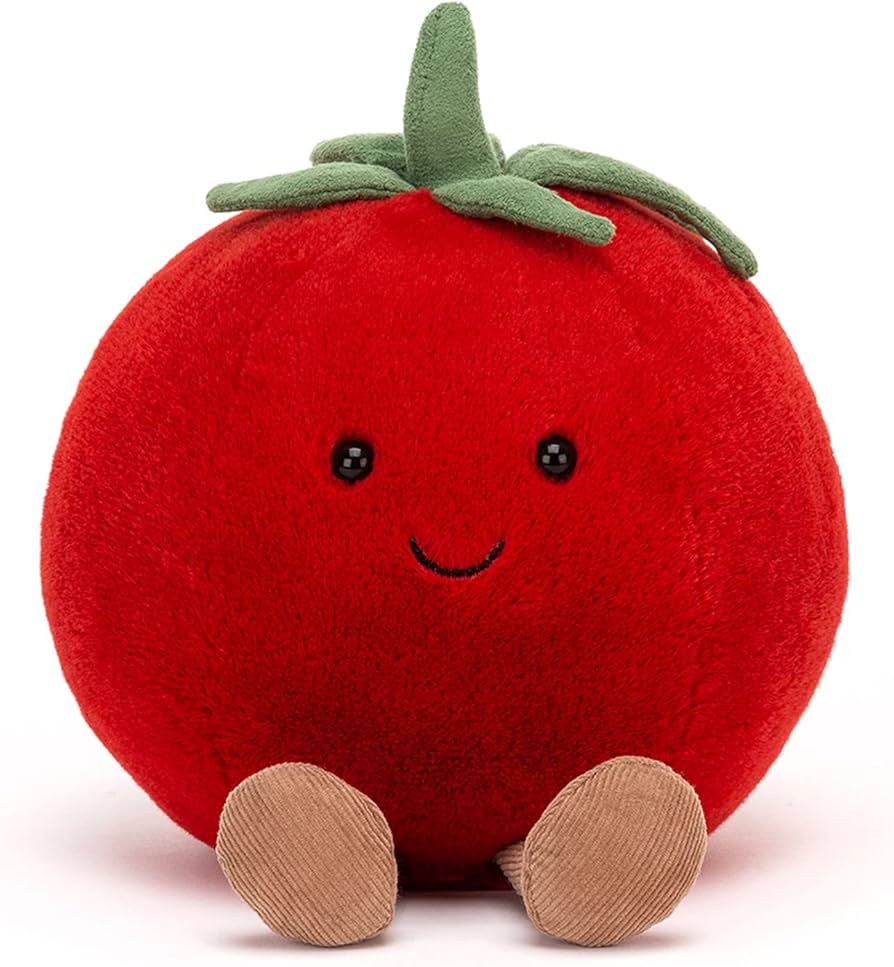 Amazon.co.jp: Jellycat Amuseables トマトぬいぐるみ 7.5インチ